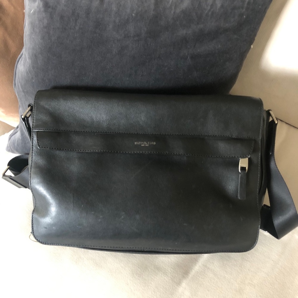 Michael Kors Leather Kent Laptop Bag